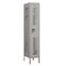 Salsbury Industries 1 Tier Vented Locker, 12"Wx66"Hx15"D, 1 Door, Gray, Unassembled 71155GY-U - alternate 1